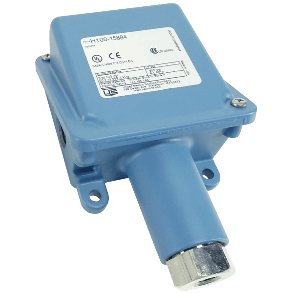 United Electric Pressure Switch, 100 Series Type H100 Model 15884